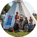 bmp greengas sponsert Münchner naturindianer-kids