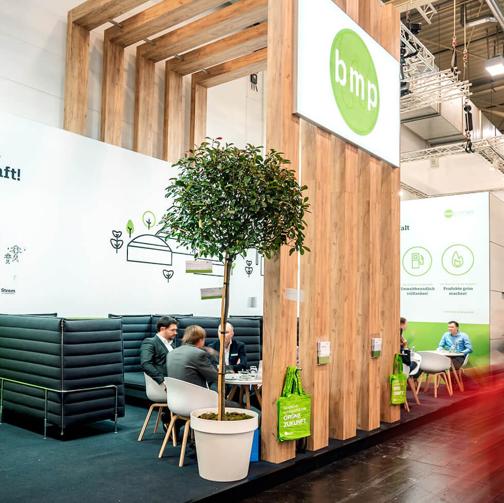 bmp greengas | e-world Messestand